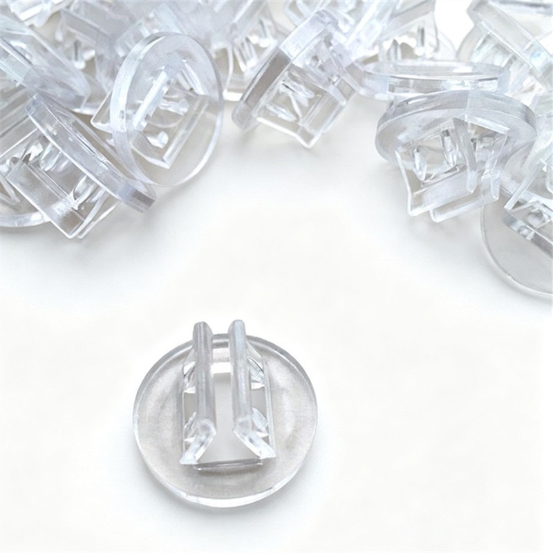 Board Game With Chips - 25 pcs Clear Display Clips, Compact