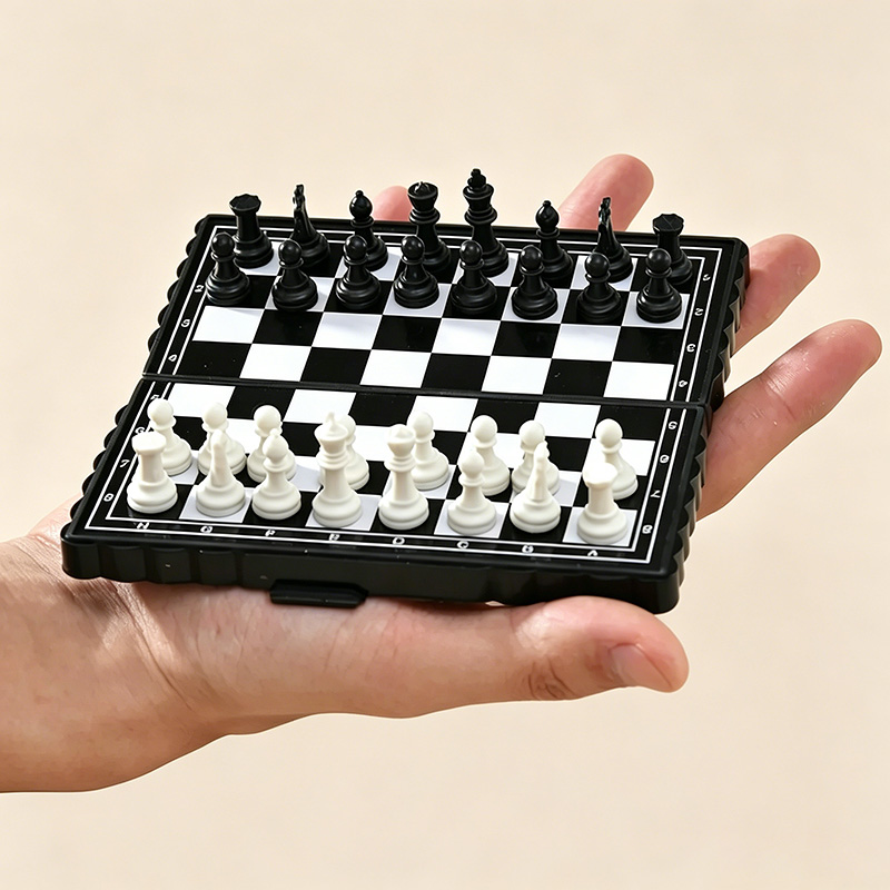 Board Game Cafe - Mini Portable Magnetic Chess Set Folding
