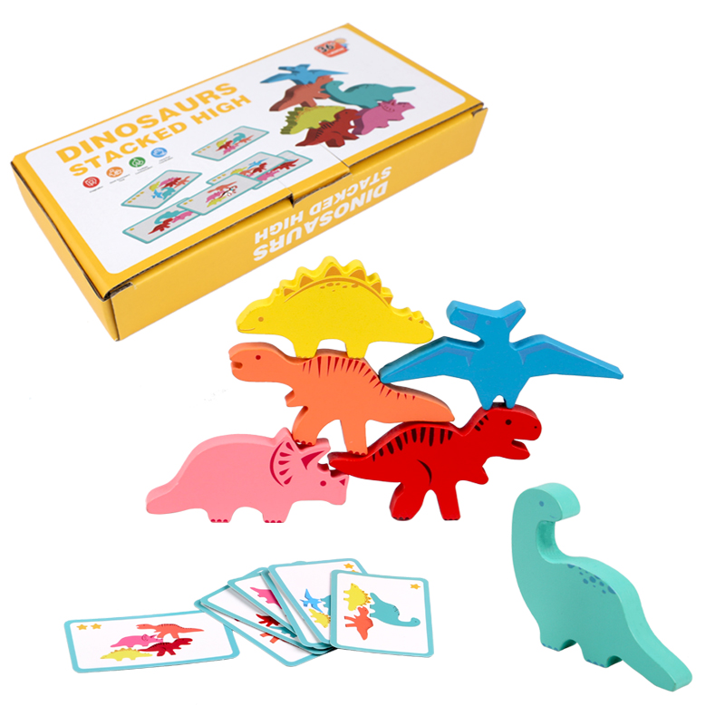 Board Game With Questions - Wooden Balance Blocks Toys For Children