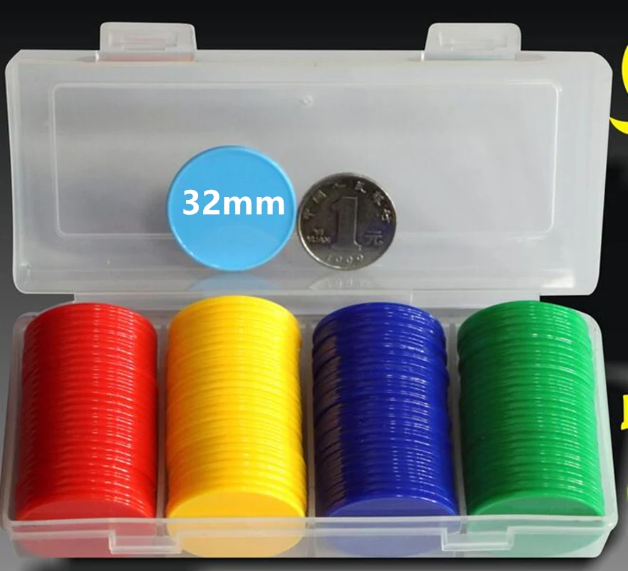 Board Game With Chips - 32 mét 100 cái Với Hộp
