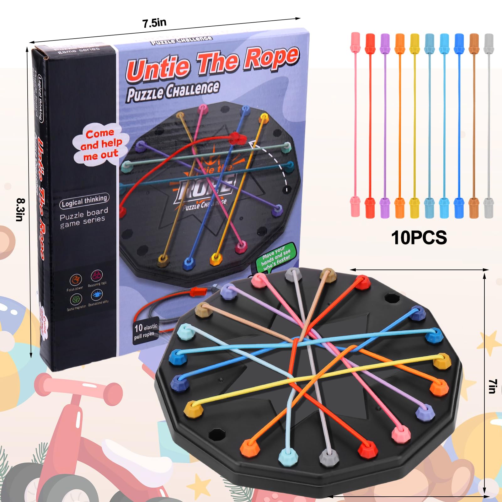 Kids Untie The Rope Board Game - đánh giá và giá Board Game Ranking