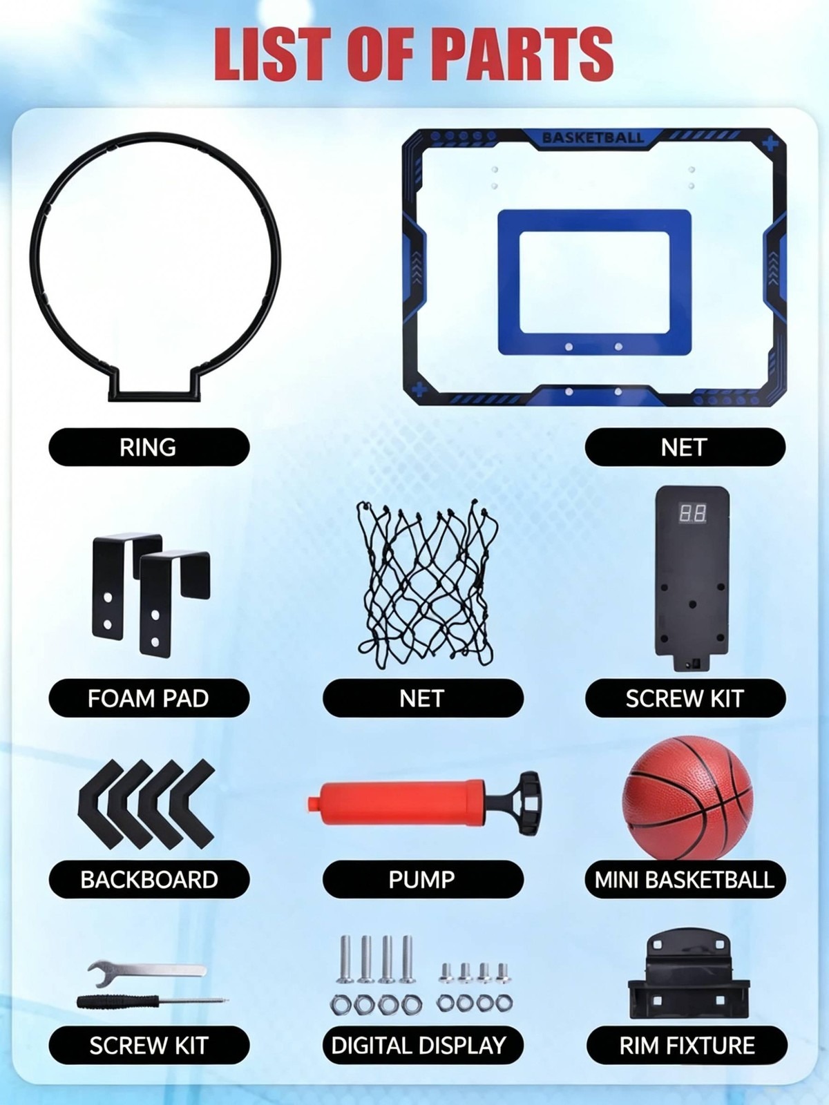 Kids Indoor Basketball Hoop Wa - đánh giá và giá Board Game Ranking