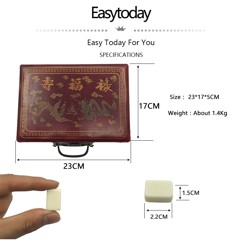 Mini Chinese Toy Antique Mahjo - đánh giá và giá Board Game Instruction