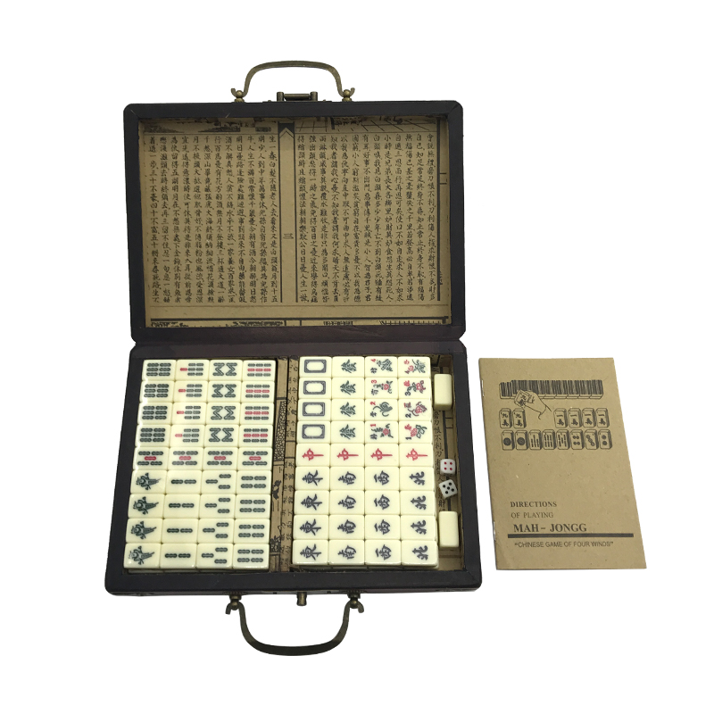 Mini Chinese Toy Antique Mahjo - đánh giá và giá Board Game Instruction