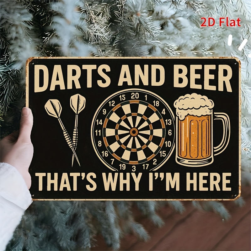 Tin Sign - Darts Board Beer Mu - đánh giá và giá Board Game Quote