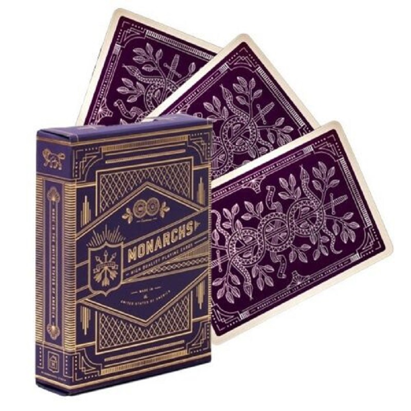 Tím Quân Chủ Thẻ Chơi Bởi Theo - đánh giá và giá Board Game Illustration