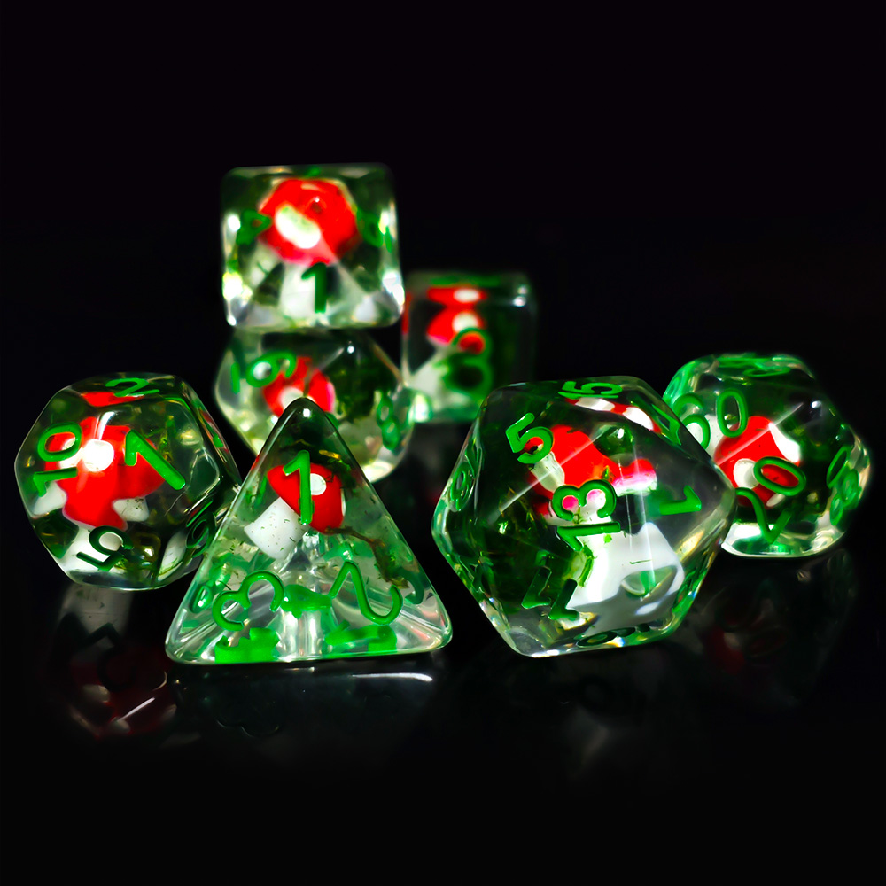 7Pcs/Set DND Dice Transparent  - đánh giá và giá Board Game Rpg