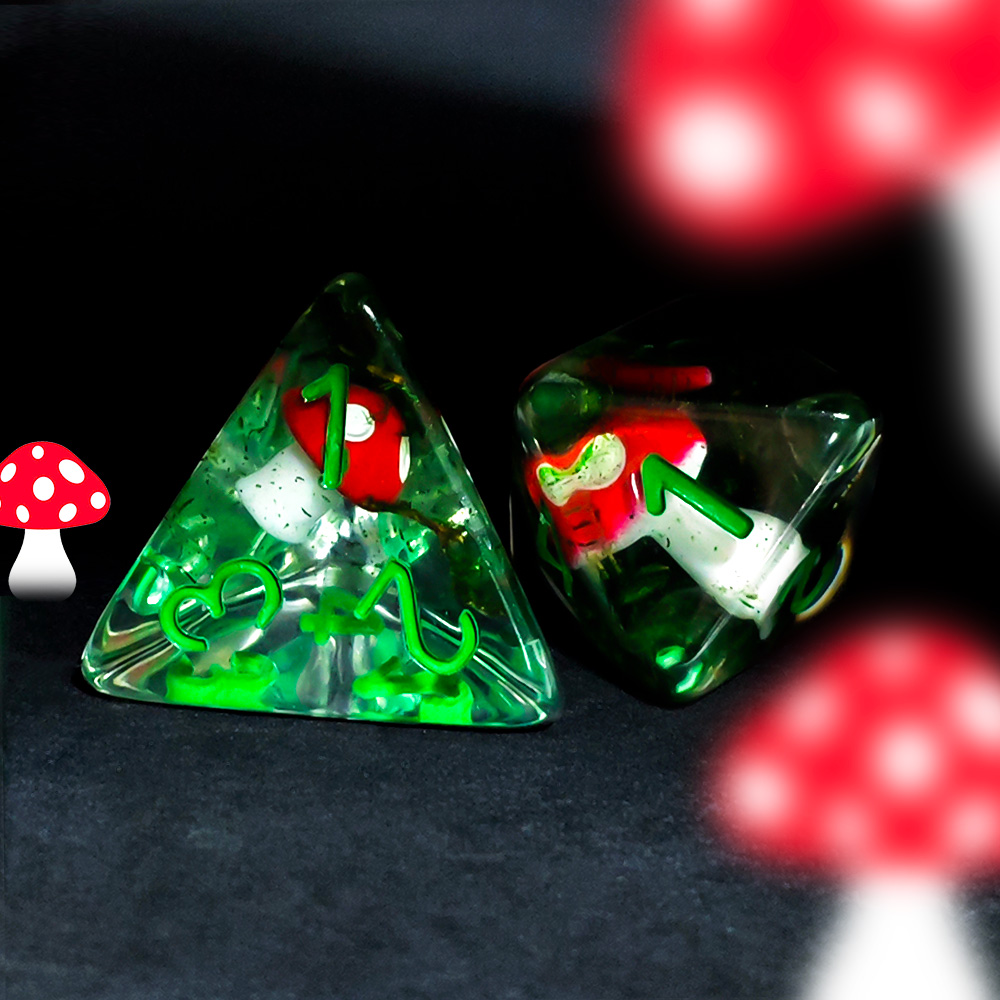 7Pcs/Set DND Dice Transparent  - đánh giá và giá Board Game Rpg