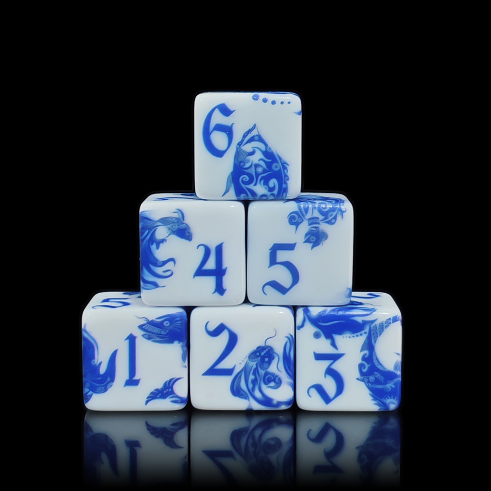 12Pcs Blue And White Porcelain - đánh giá và giá Board Game Rpg