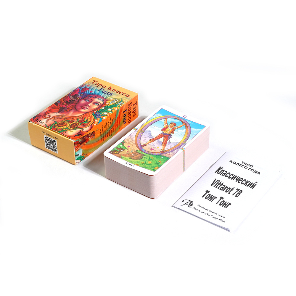 Tarot Cards TAPO deck Russian  - đánh giá và giá Board Game Instruction