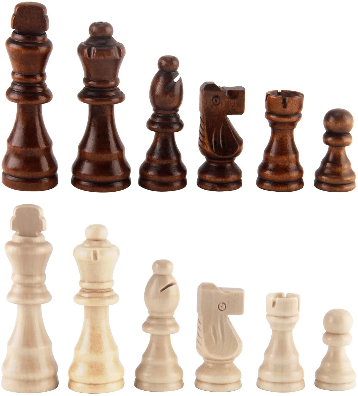 32 Pieses Wooden Chess Standar - đánh giá và giá Board Game Cafe