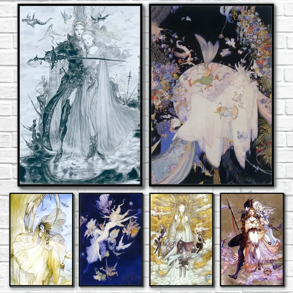 Yoshitaka Amano Final Fantasy  - đánh giá và giá Board Game Yokohama