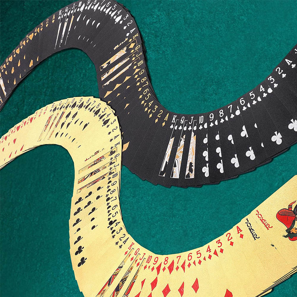 Playing Cards Waterproof Gold  - đánh giá và giá Board Game Illustration